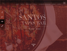 Tablet Screenshot of ilovesantos.ca